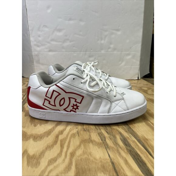 Y2K DC Shoes With Embroidered Side Hit Skater Sneaker Men’s Size 17 Fat Tongue - Picture 1 of 12